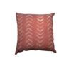 Cotton Rust Block Print Bed Cushion Cover