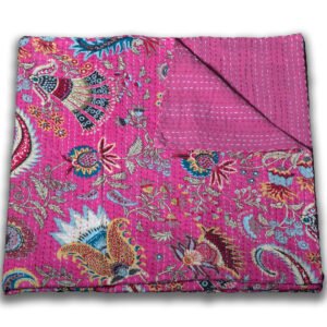 Quilted Boho Bedding Throw