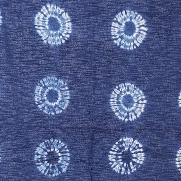 Shibori throw blanket