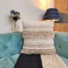 Macrame Boho Knotted Pillow Covers
